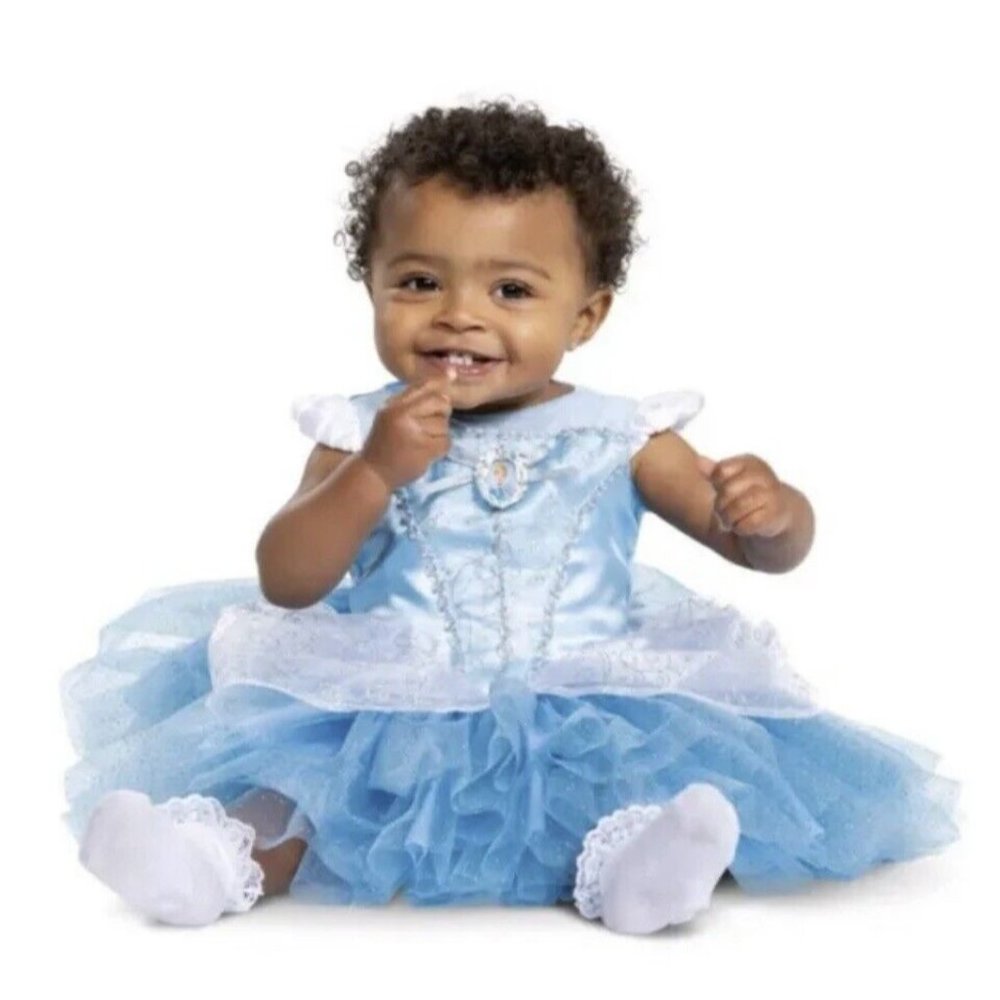 Cinderella Disney Baby Princess Dress Costume (6-12 Months) NEW